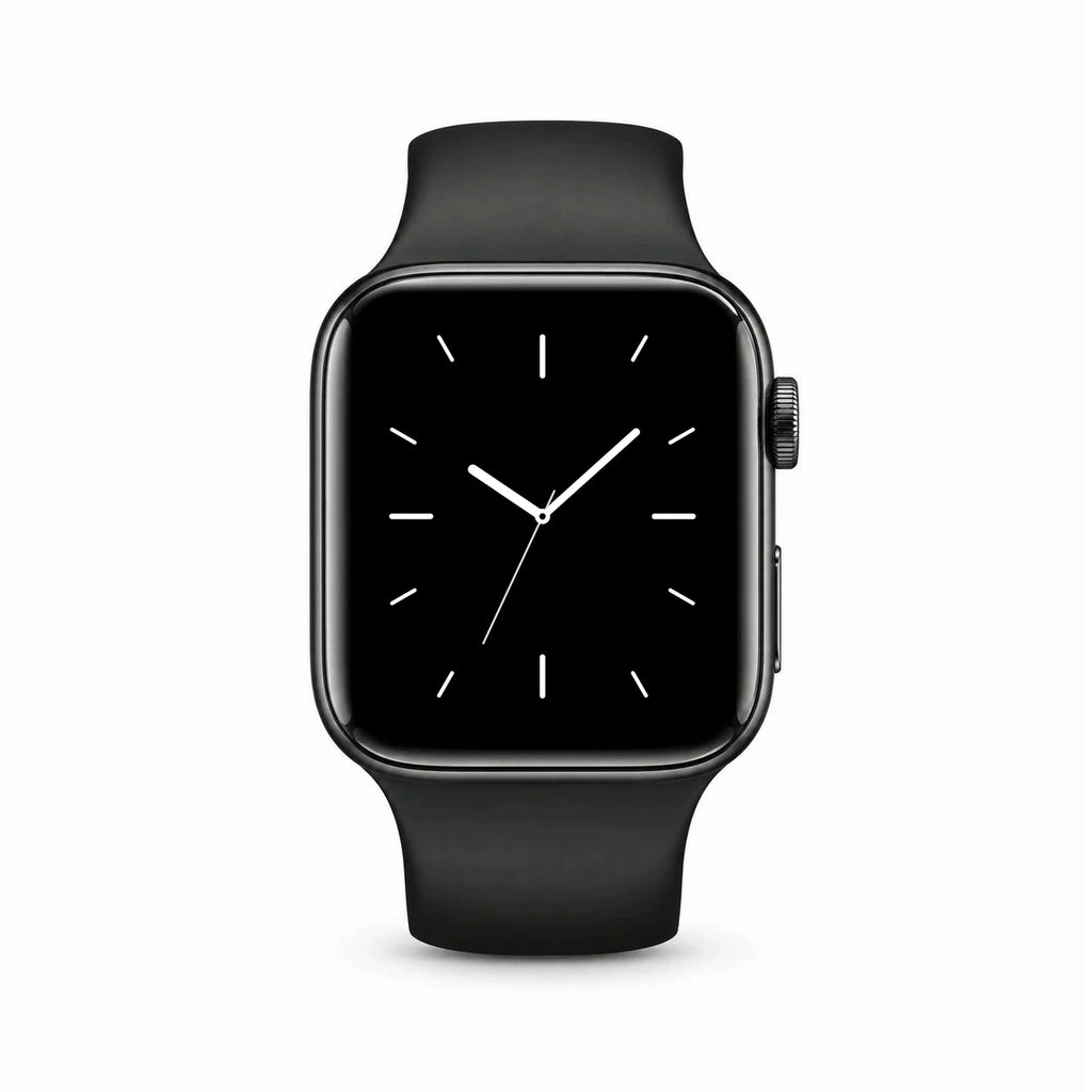 Reloj inteligente RelojClaro negro, vista frontal