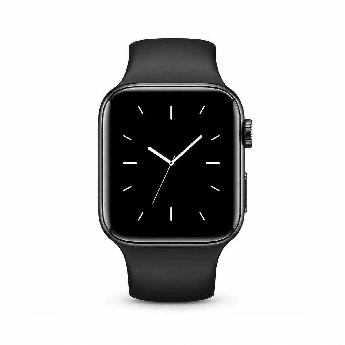 Reloj inteligente RelojClaro negro, vista frontal