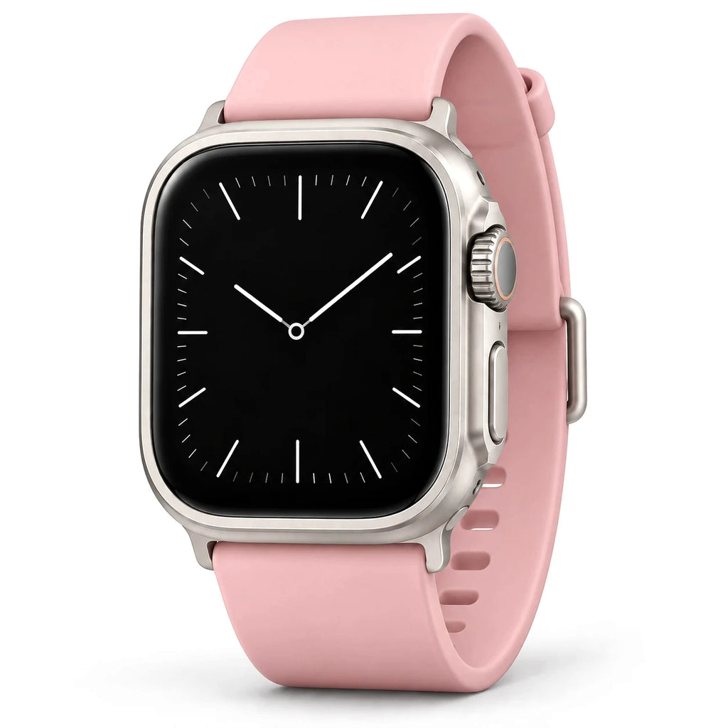 Reloj inteligente RelojClaro Ultra claro con correa rosa